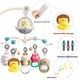 Музыкальный мобиль на кроватку Baby Bell Bear 3 в 1 с белым шумом и Bluetooth подключением к телефону серый - изображение 2