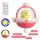 Музичний мобіль Baby Bell Bear 3 в 1 з білим шумом і Bluetooth підключенням до телефону рожевий - зображення 4