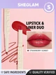 Помада - олівець для губ 2 в 1 Sheglam Glam 101 Lipstick & Liner Duo TeinteTransparent Glam 101 Strawberry Sorbet - изображение 2