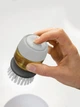 Щетка для мытья посуды с дозатором моющего средства Joseph Joseph Palm Scrub Grey 85005 (01000236) - изображение 7