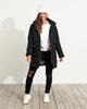 Пуховик женский - зимний пуховик Hollister HC7785W XS Черный - изображение 3
