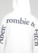 Худи мужское - худи Abercrombie & Fitch AF8058M XL Белый - изображение 4