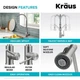 Змішувач Kraus 2-в-1 KFF-1610CH KS0006U KFF-1610CH Хром - изображение 3