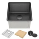 Кухонная мойка Kraus Kore нижнего монтажа KWU1101-17 KS0017U 38,1 x 40,6 x 25,4 см Черный - изображение 1