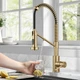 Змішувач Kraus 2-в-1 KFF-1610BB KS0005U KFF-1610BB Золотой - изображение 2