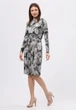 Трикотажна сукня Cat Orange 5722 52 Сіра з квітковим принтом - зображення 4