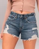 Шорты Abercrombie & Fitch AF9013W W25 Синий - изображение 4