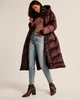 Пуховик женский - зимний пуховик Abercrombie & Fitch AF8380W XS Бордовый - изображение 1