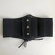Широкий пояс-корсет пояс на шнурівці Honey Fashion Accessories One Size чорний (16-6) - изображение 3