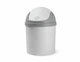 Ведро для мусора с крышкой MVM BIN-10 1,6л Серое (BIN-10 1.6L GRAY) - изображение 1