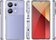 Силиконовый чехол Space Xiaomi Redmi Note 13 Pro (прозрачный) (35820) - изображение 2