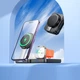Беспроводная зарядка Qi HOCO CQ11 |15W| Док-станция для iPhone, iWatch, наушников Black - изображение 3