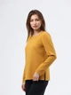 Блуза прямого крою Cat Orange 1319 Гірчична 44 - зображення 1