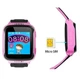 Детские часы телефон Smart baby watch Qi529 GPS с камерой, прослушиванием, трекером, Розовый - изображение 5