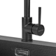 Комплект Gunter&Hauer: Кухонна мийка Ruwer 5522 Black + змішувач ROBUST Black + Дозатор SOAP DISPENSER Black - зображення 12