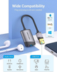 Внешняя звуковая карта - адаптер Vention USB External Sound Card 15 см Metal Type (CDKHB) - изображение 3