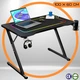 Геймерський Стіл для Комп'ютера 100 х 60 х 70 см з Вирізом HUZARO HERO 1.8 Black Комп'ютерний Ігровий - зображення 1