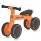 Біговел (велобіг) дитячий чотириколісний PROFI KIDS MBB 1014-5 з піно колесами EVA 7", Чорно-жовтогарячий - зображення 6