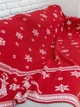 Плед в'язаний Betires Нome Merry Christmas 130х170 червоний - изображение 2
