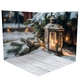 Новогодний угловой фотофон, виниловый 160x160см, Frontlit 450 г/м2 №58523 - изображение 2