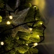 Світлодіодна гірлянда-нитка чорний дріт 500 LED Euro Led рубін 30 м 8 режимів жовтий - изображение 1