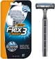 Набір бритв без змінних картриджів, 3 шт - BIC Flex 3 Classic 3шт (116999-72686) - изображение 1