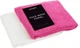 Набір рушників для обличчя, біле та рожеве "Twins" - MAKEUP Face Towel Set Pink + White 2шт (1182414-119632) - изображение 2