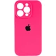 Захисний чохол-накладка Silicone Full Case AA Camera Protect для Apple iPhone 14 Pro Max Shiny Pink (FullAAi14PM-23) - зображення 1