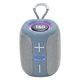 Портативна Bluetooth колонка TG658 8W з RGB підсвічуванням, Музичні колонки для вулиці. Колір: сірий - зображення 1