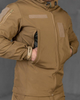 Тактический зимний костюм 3в1 SoftShell штаны+куртка+кофта L койот (89736) - изображение 9