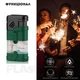 Тройная турбо-зажигалка с возможностью заправки бутаном Triple Torch Lighter (зеленая) - изображение 3