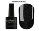 Гель-лак KOMILFO Deluxe Series №G027 (чорний з голографічними блискітками) 8 мл - зображення 1