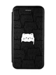 Чохол-книжка чорний з малюнком на Xiaomi Redmi 15 Котики (принт 392) - зображення 1