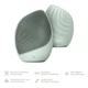 Электронная ультразвуковая щетка для лица GESKE Sonic Facial Brush 5в1 green - изображение 4