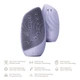 Очищающая щетка для лица GESKE Sonic Thermo Facial Brush&Face-Lifter 8в1 purple - изображение 6