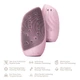 Очищающая щетка для лица GESKE Sonic Thermo Facial Brush&Face-Lifter 8в1 pink - изображение 6