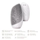 Очищающая щетка для лица GESKE Sonic Thermo Facial Brush&Face-Lifter 8в1 starlight - изображение 6