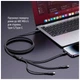 Дата кабель USB 2.0 AM to Lightning + Micro 5P + Type-C 1.2m 3.0A (PD60W data) Black ColorWay (CW-CBPDU3060-BK) - зображення 3