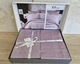 Турецкое постельное белье First Choice Cotton Satin Neva Lavender полуторное - изображение 2