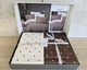 Турецкое постельное белье First Choice Cotton Satin Point brown евро - изображение 2