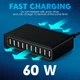Зарядная станция USB BauTech на 10 портов 60 Вт (1012-412-00) - изображение 2