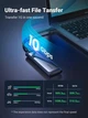 Внешний корпус UGREEN карман для жесткого диска M.2 NVMe SSD 10 Гбит/с USB Grey (CM578) - изображение 3