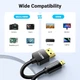 Переходник кабель UGREEN Micro HDMI-HDMI 2.0 Cable, 4K@60Hz 3 м Black (HD127) - изображение 7