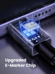 Кабель зарядный UGREEN USB C to USB C Charger Cable 100W кабель для быстрой зарядки 0.5 м Black (L512) - изображение 4