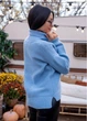 Светр "Лінда" Блакитний 44-46 Oversize Anika 000005557 - изображение 2