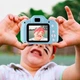 Фотокамера XO XJ01 Дитячий фотоапарат з висувним об'єктивом, підтримкою картки пам'яті 200mAh Type-C Синій - зображення 6