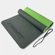 Килимок для йоги та фітнесу EasyFit TPE+TC 6мм двошаровий чорно-зелений (A-021464) - зображення 1