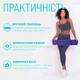 Коврик для йоги и фитнеса EasyFit TPE+TC 6 мм двухслойный + Чехол сиреневый c сиреневым - изображение 2