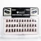 Ресницы для наращивания пучковые Salon Professional 3 пучка, микс длины Trio Super Flare mix - изображение 1