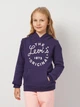 Детское худи для девочки Levi`s Lvg Levis Pullover Hoodie 3EL279-PAS-LY 116 см Фиолетовое (3666643116750) - изображение 1
